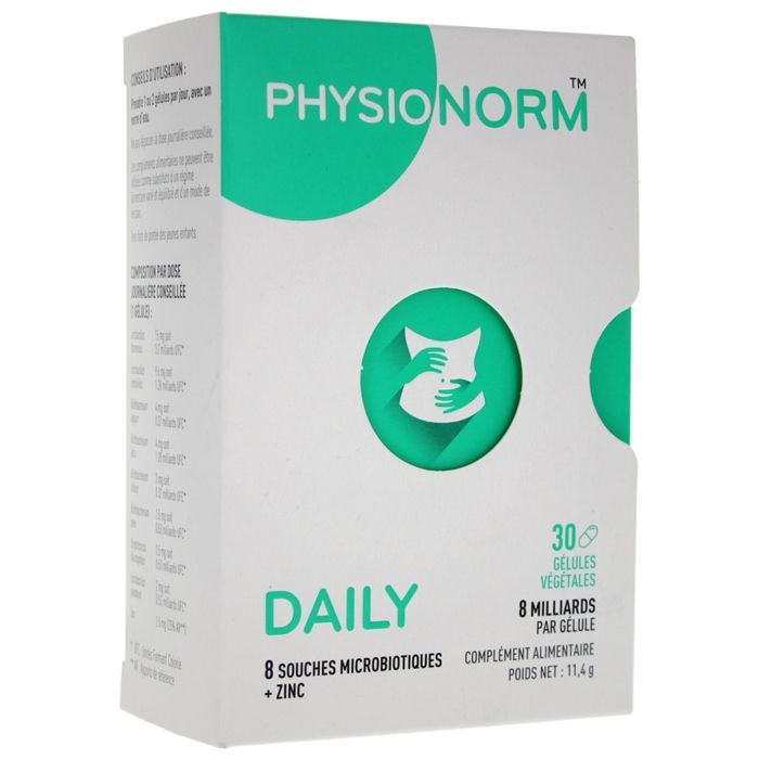 Comparer les prix de Physionorm Daily 30 gélules