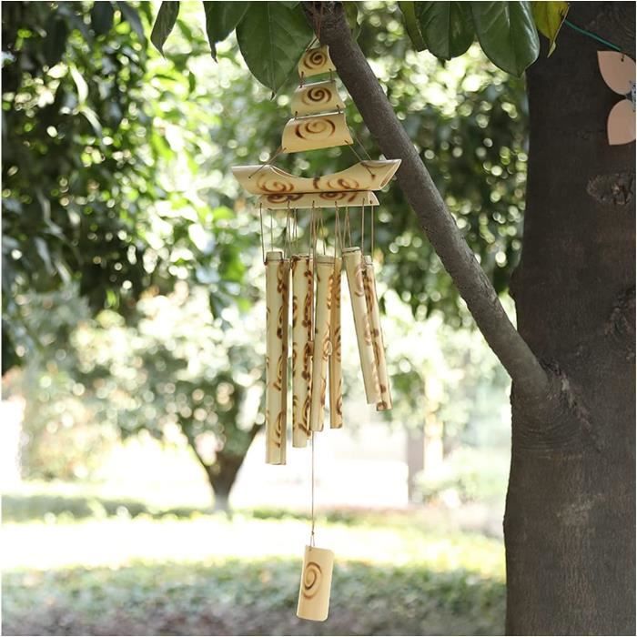 4 Campanelli Eolici In Legno Baker Ross – Kit Creativo Per Bambini, Da Decorare E Appendere, 10x9 Cm - 2