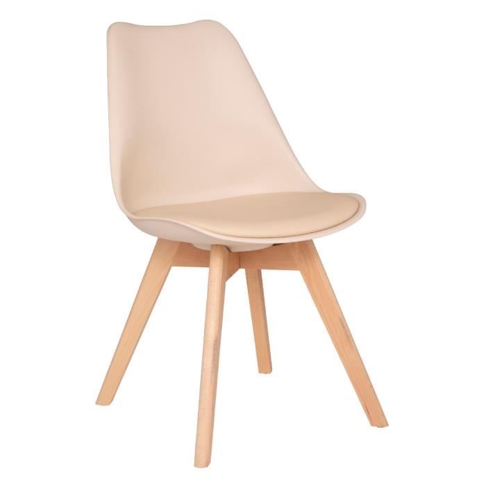 Eazy Living Chaise de Salle à Manger Berenice Beige
