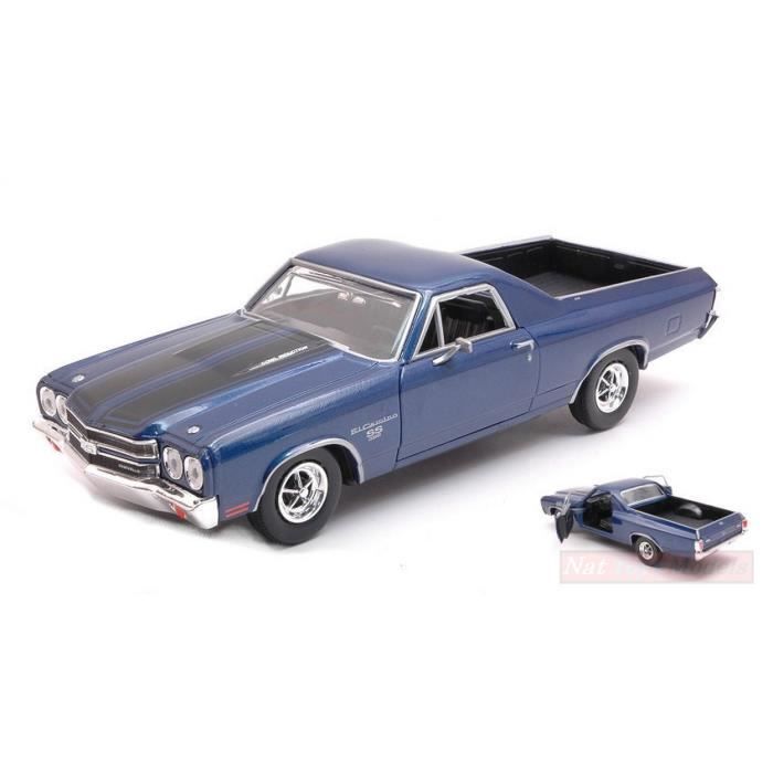 Modellino MOTORMAX 1/24 – Chevrolet El Camino SS 396 Del 1970, Blu
