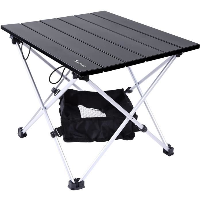 sac de transport portable peut être utilisé pour la randonnée Table de camping pliante table de camping en plein air la pêche et les Small le barbecue table pliante en alliage daluminium