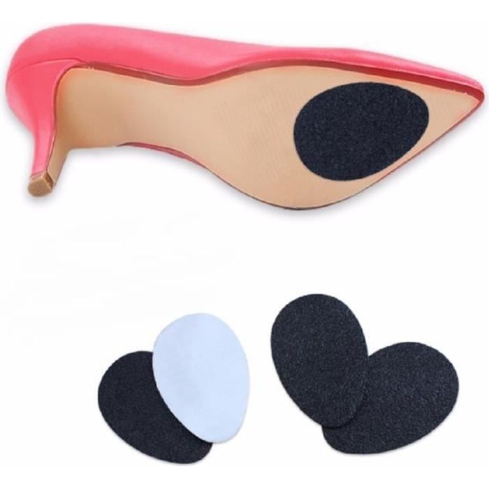 6 Paires Coussin Pad Antid/érapant de Chaussure Auto-adh/ésif pour Semelle Ext/érieure