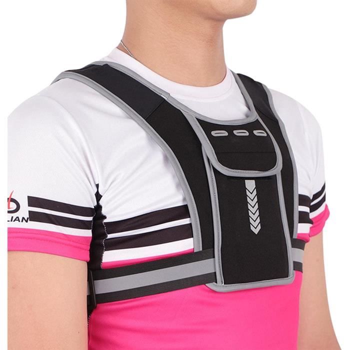 Gilet De Course Porte-téléphone - Réfléchissant, Léger, étanche - Bleu, Pour Running, Fitness - Neuf