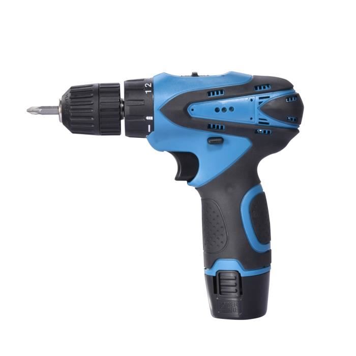 Foreuse-tarière - EU - 12V - Couple 30Nm - Sans fil - Mini perceuse à ...