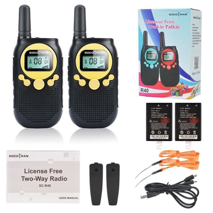 Talkies Walkies,walkietalkie pour enfants,2 pièces,RADIO sans licence