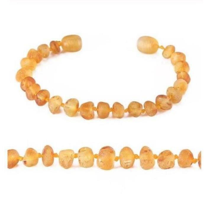 Baby J's - Bracelet De Couleur Rubis Poli - Bracelet En Ambre De