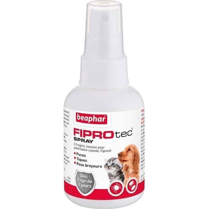Beaphar Spray Anti Puces Fiprotec Pour Chiot Et Chaton Cdiscount