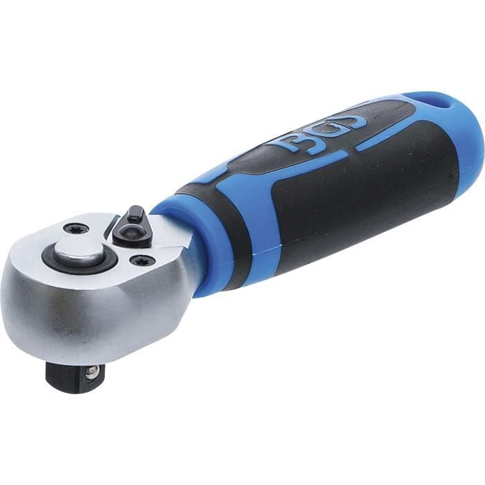 KS Tools - Mini Cliquet Porte-embouts Réversible Articulé 1/4’’ 72