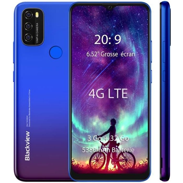 Vente Téléphone portable Blackview A60 Pro Smartphone 4G 6.1'' Écran goutte d'eau 3Go Ram 16Go Rom Android 9.0 Téléphone portable Pas cher Débloqué - Bleu pas cher Vente Téléphone portable Blackview A60 Pro Smartphone 4G 6.1'' Écran goutte d'eau 3Go Ram 16Go Rom Android 9.0 Téléphone portable Pas cher Débloqué - Bleu pas cher