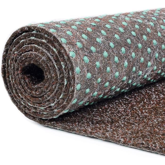Carpeto Rugs Gazon Synthétique Exterieur - Faux Gazon Artificiel pour Balcon, Terasse et Jardin - Marron - 400 x 300 cm
