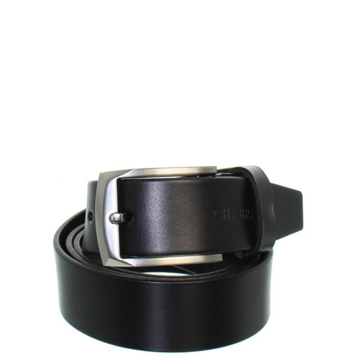 ceinture chabrand en cuir ref_cha42554-noir noir