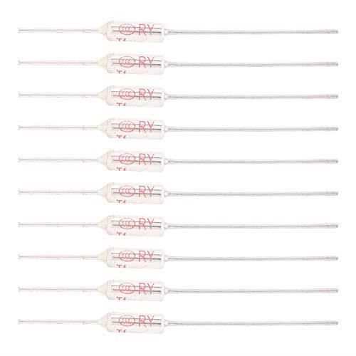Fusible Thermique 10 Pièces, Coque Métallique 250VAC 10A Ignifuge Pour Protéger Le Circuit