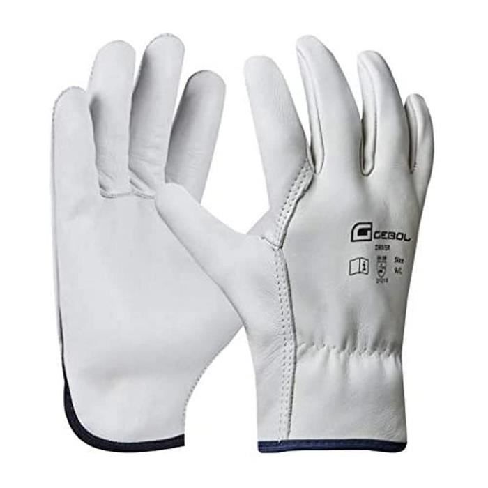 Gants De Travail GUARD 5-3 Paires En Cuir (Taille 11/XXL) - Gants De Gants De Travail Cuir
