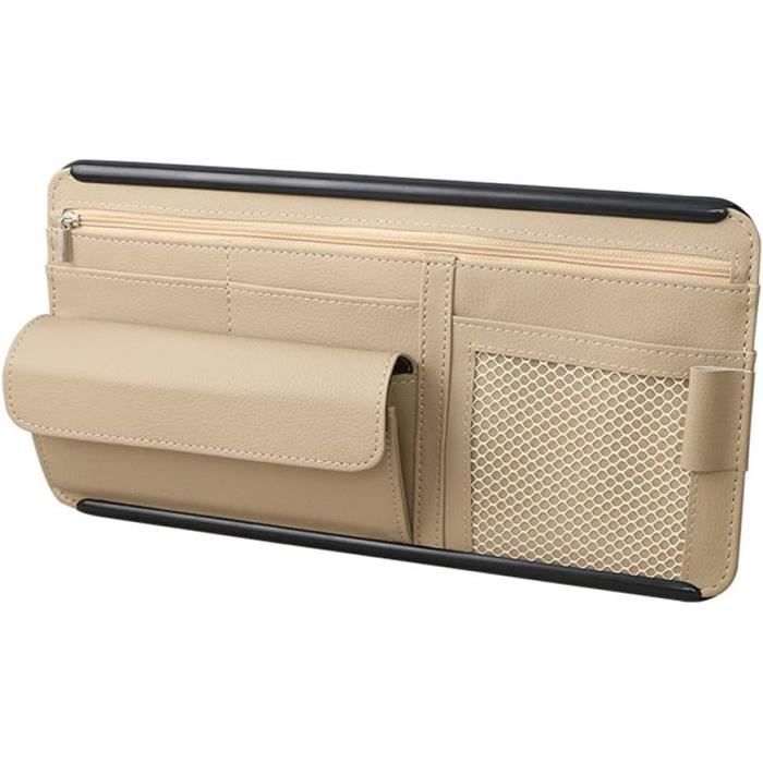 Organisateur Pare-Soleil Voiture Kaki - Pochette Rangement Tactique Avec MOLLE Pour Camion SUV F150