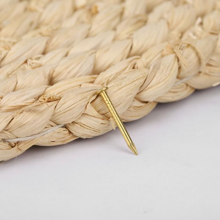 Lot De 100 Clous à Tête Ronde En Laiton Bronze Vintage Pour Bricolage Accessoires Installation De Fixation 10 Mm De Long 94984519