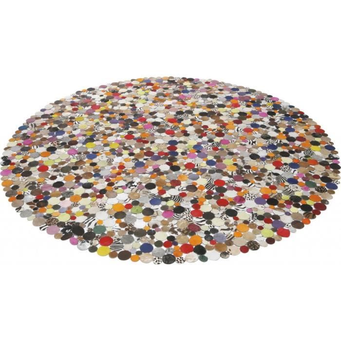 Tapis Rond Circle Multi 250cm Kare Design - Achat / Vente ...