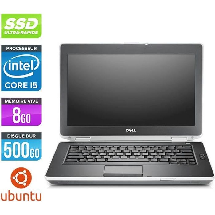Top achat PC Portable Pc portable Dell E6430 - Core i5 - 8 Go - SSD 500 Go - Linux pas cher Achat PC Portable Pc portable Dell E6430 - Core i5 - 8 Go - SSD 500 Go - Linux pas cher
