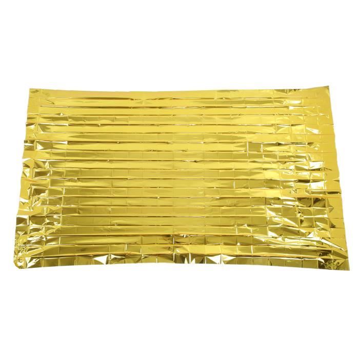 4 Pièces Couvertures De Survie Thermiques - Bâches Réfléchissantes Isothermes D'Urgence 160x210cm Or Et Argent Pour Camping, Randonnée Et Secours