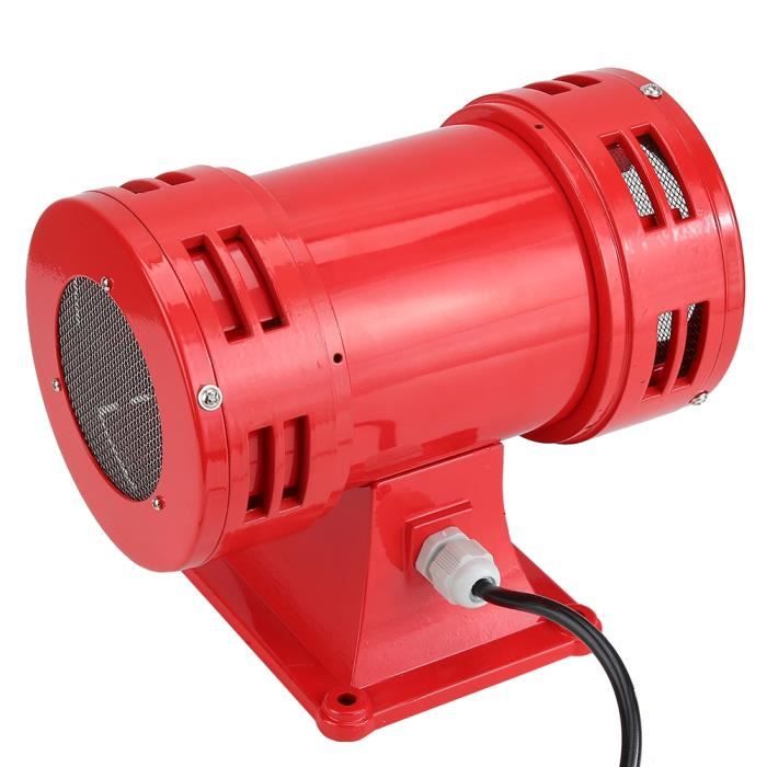 Klaxon à Air 150 DB - Klaxon électrique 12V Universel Pour Voiture, Camion, Moto, Bateau (rouge, Son De Taureau)