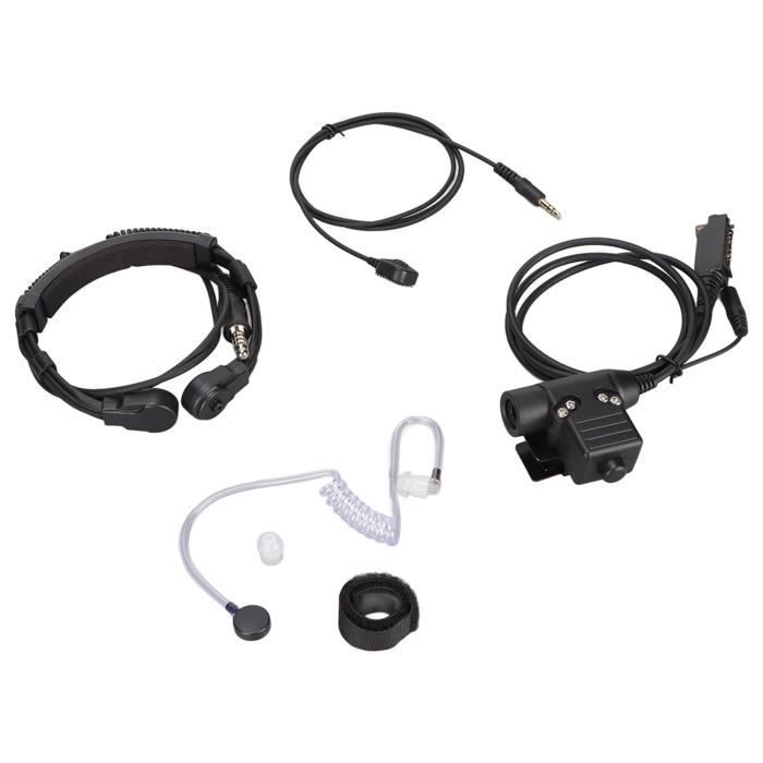 Casque Bluetooth PTT Pour Talkie-walkie ICOM - Micro Intégré, Compatible IC-F3, F4, F21, Etc.