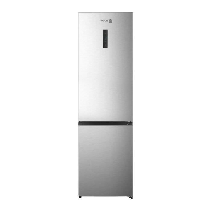 Logo / Emblème Fagor Chromé Pour Frigo - Lettre Réfrigérateur Fagor 2FSC-15L, état Correct