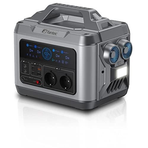 Générateur solaire - FANTEC - PGS-1200 - Compatible panneau solaire - Lampe LED 3W intégrée - Portable camping