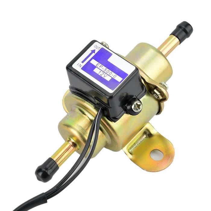 Pompe à Carburant Électrique 12V 12585-52030 / 12585-52031 - Compatible Kubota Tracteur Tondeuse Excavatrice