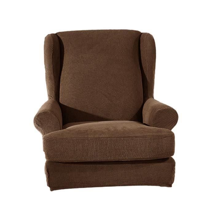 Housse De Cha à Oreilles, Housse Fauteuil Antidérapante Tissu Jacquard