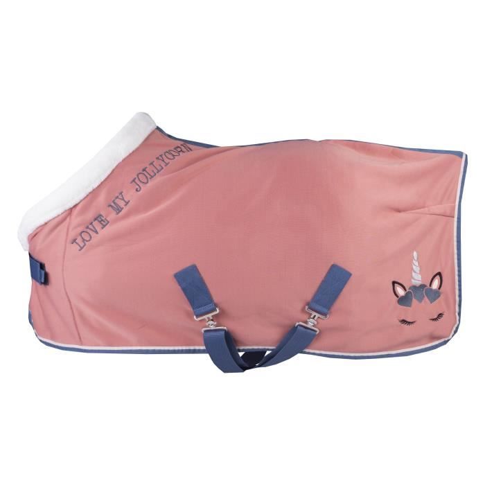 Comparer les prix de Couverture polaire pour cheval Horka Equestrian Pro - garnet rose - 55/95 cm