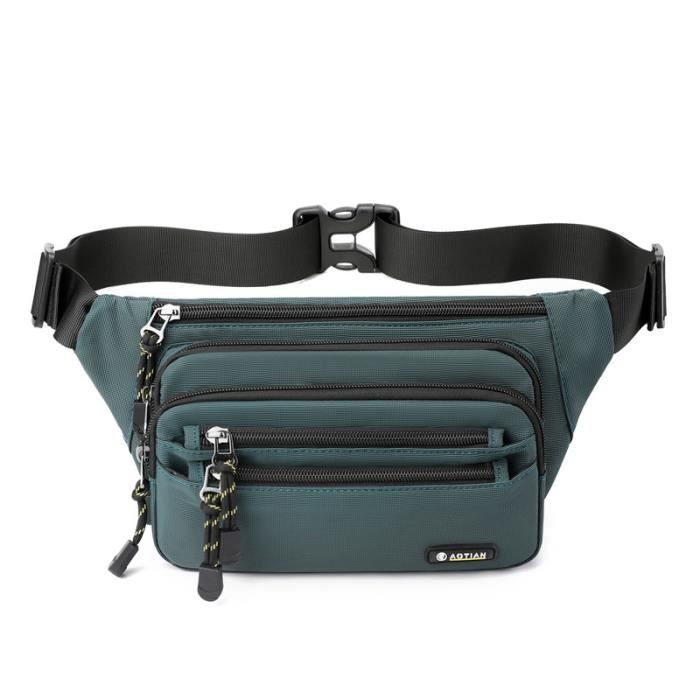 Sac Banane en Oxford Homme Femme Imperméable Ceinture de Sport