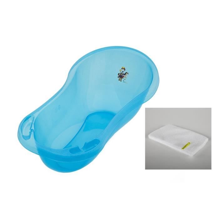 Baignoire Bebe Xxl 100 Cm Little Royaume Prince Transparent Bleu Avec Paillettes Gant A Laver Baignoire Pour Bebe Cdiscount Puericulture Eveil Bebe