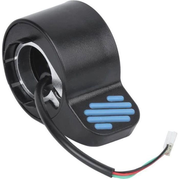 Accélérateur Doigt électronique Pour Trottinette électrique – Capteur Hall, ABS, 22 Mm, Câble 400 Mm, Compatible Avec La Plupart Des Modèles
