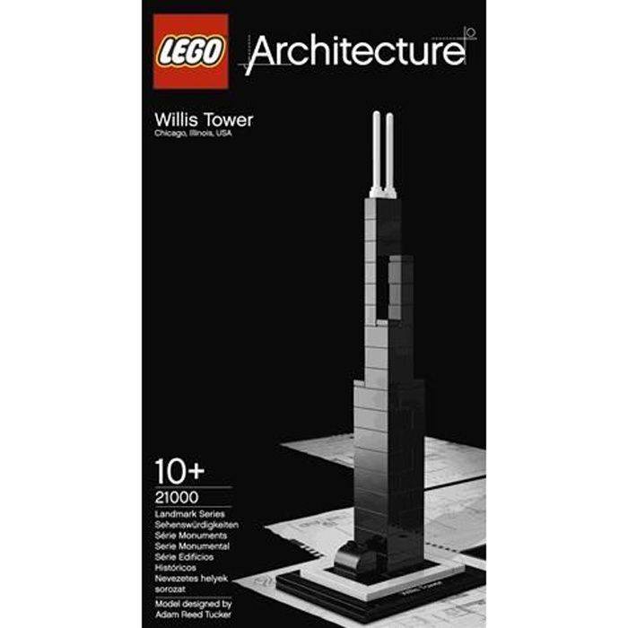 LEGO Architecture - Willis Tower - Jeu de construction - 69 pièces