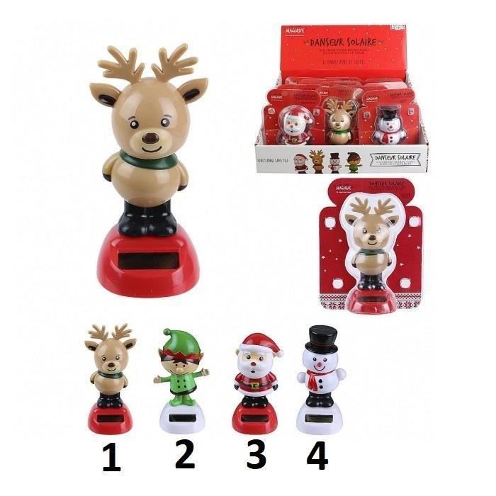 Jouet Solaire Sapin De Noël Dansant – Pour Tableau De Bord Voiture – Déco Amusante Et Écologique