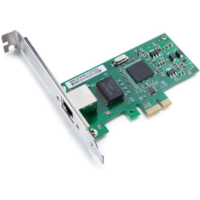 Carte Reseau - Limics24 - Réseau Nic 125 G Port Rj-45 Unique Intel (R ...