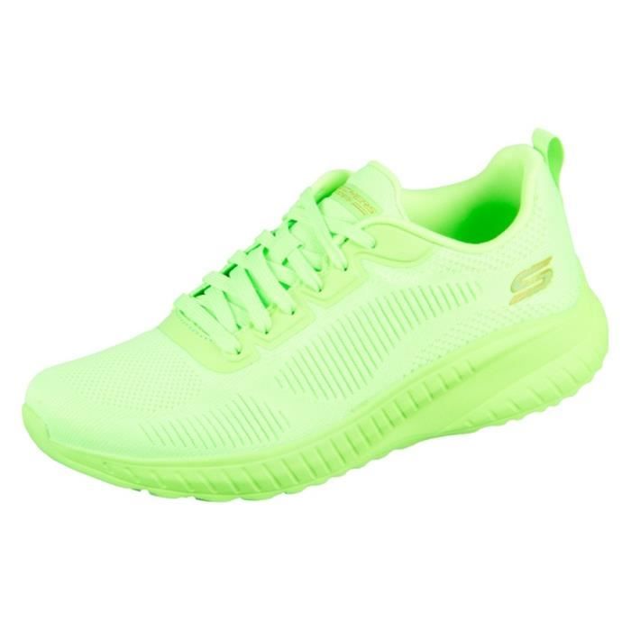Skechers Chaussures Femme - SKECHERS - 117216Limebobs - Lacets - Vert - Textile