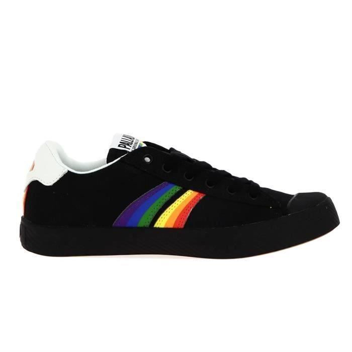 baskets mode pl phoenix femme pldm - phoenix pride - toile résistante - noir