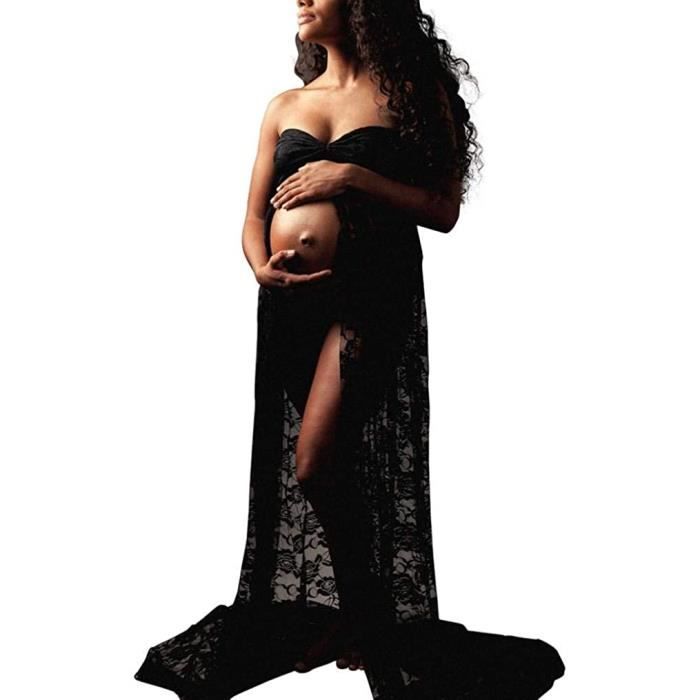 Robe de maternité en dentelle Marque Modèle Parfait pour