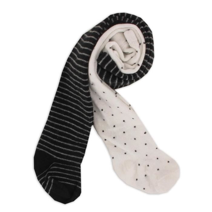 Collants Garçon WELLYOU - Taille 110-116 - Motif Tête De Mort Et Rayures - 70% Coton - Lot De 3