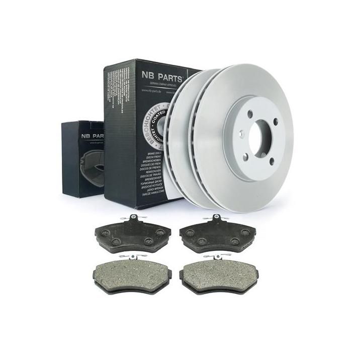 Kit Frein Avant ATEC - Disques 257mm Ventilés + Plaquettes - Compatible FIAT GRANDE PUNTO (199_)