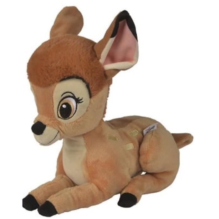 Peluche Pour Disney Faon Brun Bambi 34 Cm Set Doudou Enfant 1 Carte Tigre