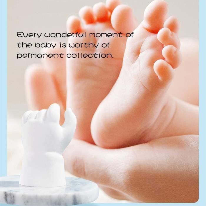 Poudre De Clone De Moulage En Platre 3d Empreintes De Mains Pour Enfants Empreintes De Pas Pour Bebe Pied De Main 0g Cdiscount Informatique