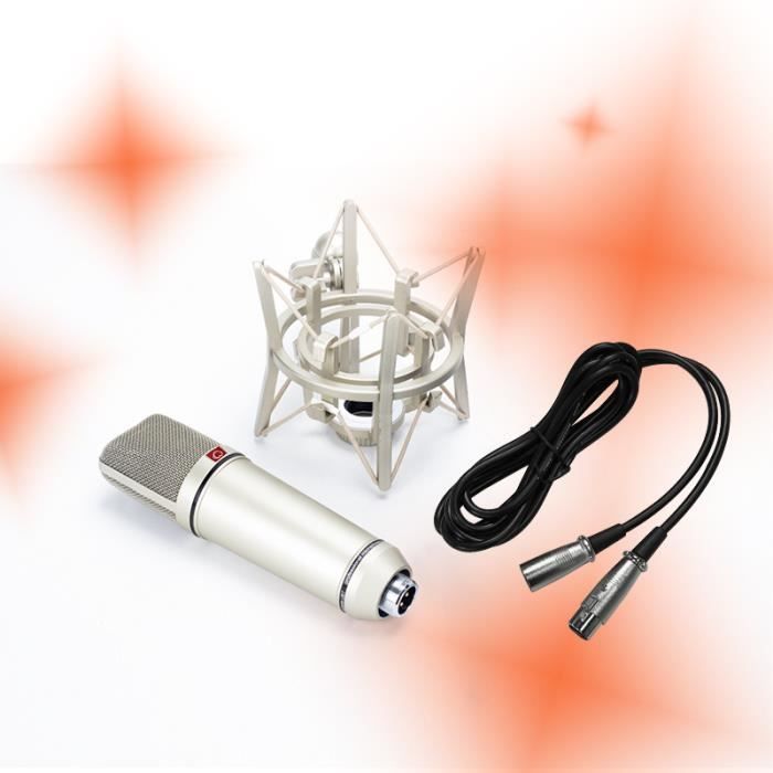 Microphone D'Entretien, Microphone Cardioïde Capacitif En Alliage D'Aluminium À Directivité