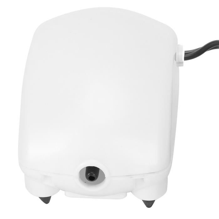 Comparer les prix de pompe à oxygène pour aquarium Pompe à oxygène monotrou, Rechargeable, silencieuse, jardin filtrant Prise UE 220V