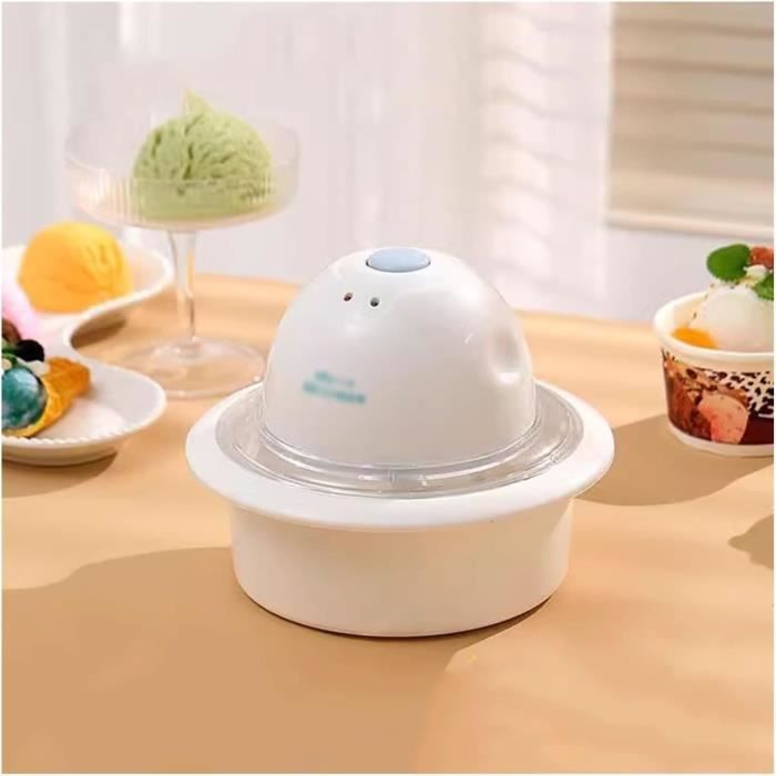 Machine à Glace Maison Aobosi - 1.5L - Façonnez Glaces, Sorbets, Yaourts Glacés - Facile à Nettoyer