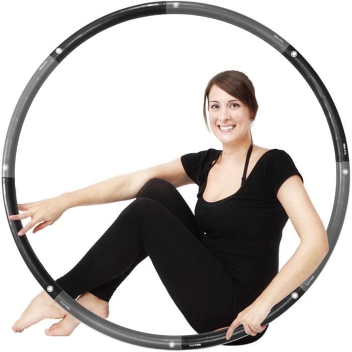 Smart Hoop 165cm Gogola Cerceau Hula Hoop Smart Extra Large 165cm Avec Boule De Poids - 32 Nœuds - Silencieux - Fitness Et Perte De Poids Cerceau Enfant