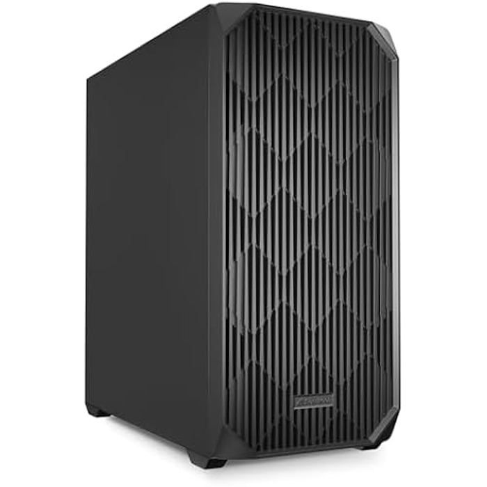Boîtier PC ATX – SHARKOON – AK3 – Noir – Ventilateurs préinstallés – Refroidissement par air et eau
