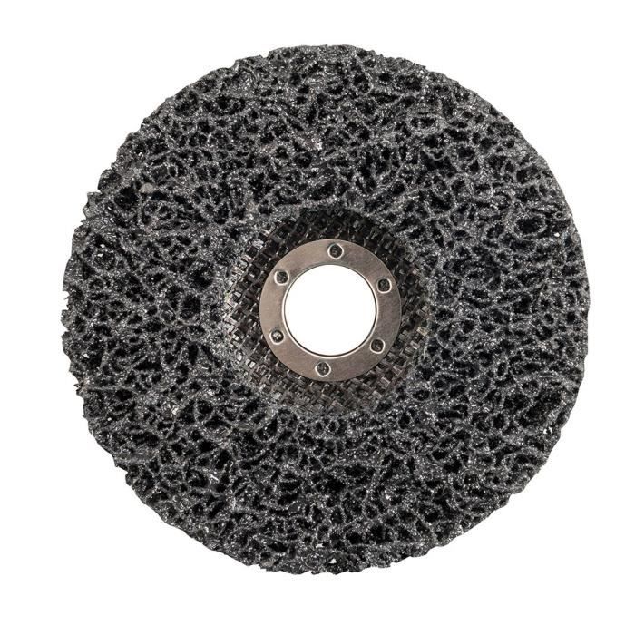 Roue de décapage disque abrasif SILVERLINE 115 mm Nylon non tissé Carbure de silicium Meuleuse d'angle
