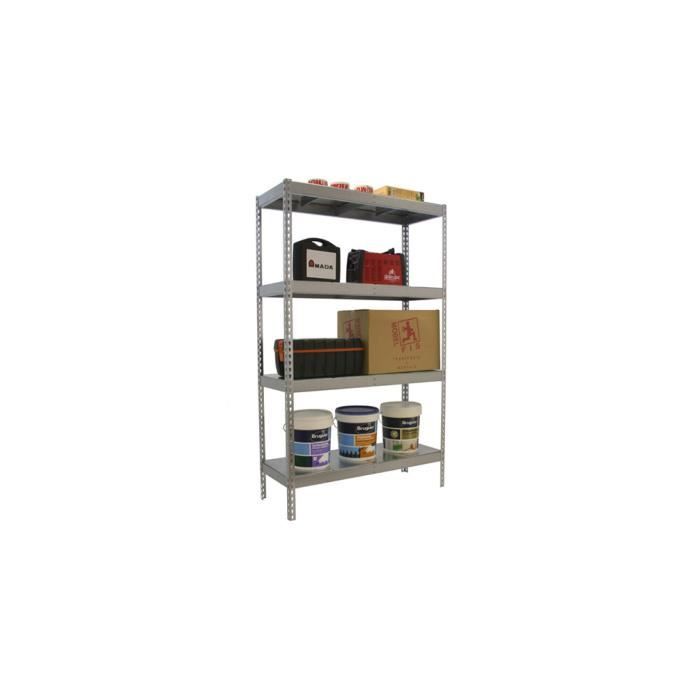 Etagère de sol inox e = 1mm 1200x600x2000 mm sans renfort omégas 5 niveaux- DISTFORM - EPI00063 main image 0