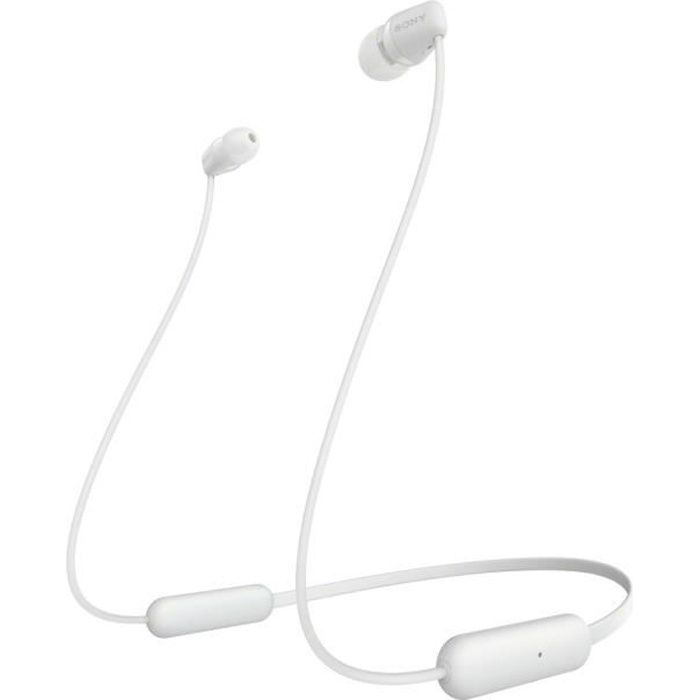 SONY WI-C200 Ecouteurs intra-auriculaires Bluetooth sans fil - Style tour de cou - Noir